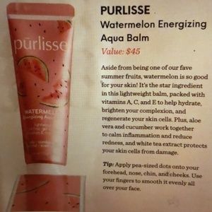 Purlisse Watermelon Energizing Aqua Balm